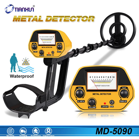MD-5090 High Sensitivity Metal Detector Underground Underwater Metal Finder Length Adjustable Tools