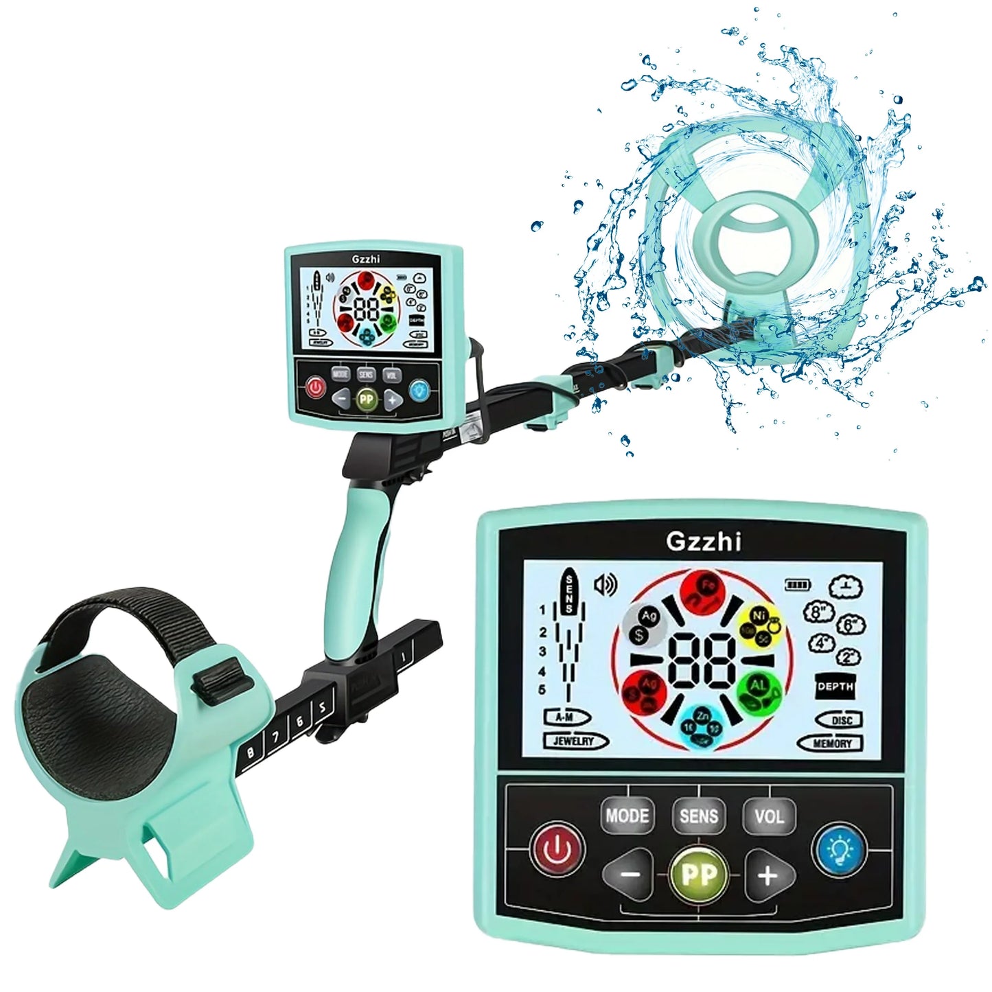 Metal Detector Professional Underground Gold Pinpointer Detecting Jewelry Treasure High Sensitivity