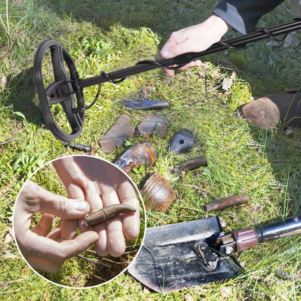 TX-850 Metal Detector Professional Underground Depth 2.5m S Gold DetectorTreasure Pinpointer 11inch