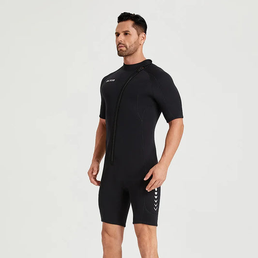 Oulylan 3MM Diving Suit Short Sleeve Surfing Snorkeling Neoprene Wetsuit Men women Scuba