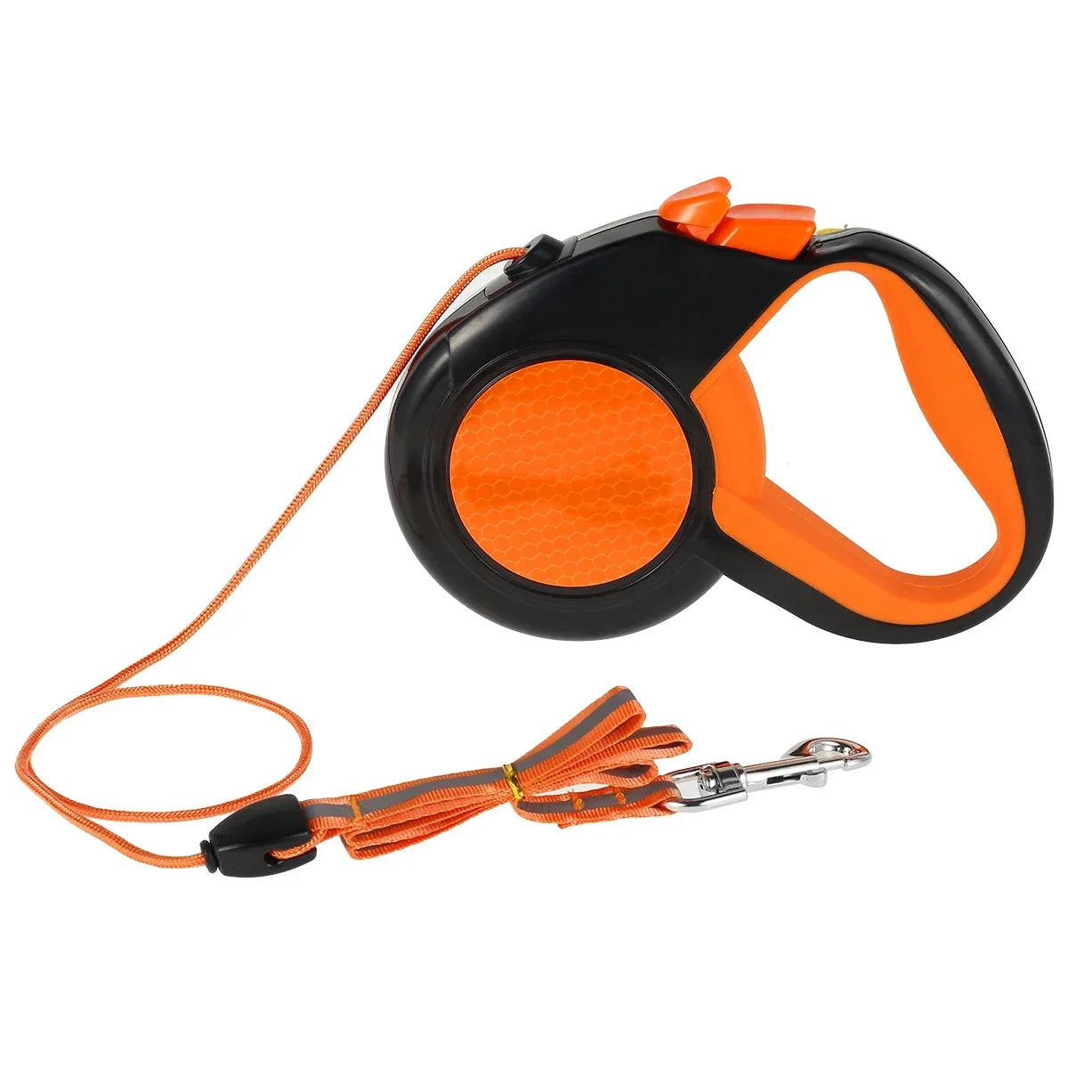 8M Retractable Dog Lead Heavy Duty leash with Reflective Tape Non-Slip Handle for Small Medium Large