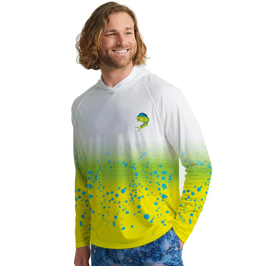 Fishing Hoodie Sailing Shirt Men Long Sleeve Sun Protection Jersey Surfing  Beach Tops Wear