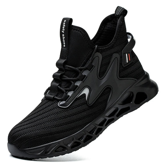 Safety Shoes Men Breathable Work Shoes Steel Toe Shoes Anti-Puncture Safety Shoes Men Work Sneakers Industrial Shoes 41-48