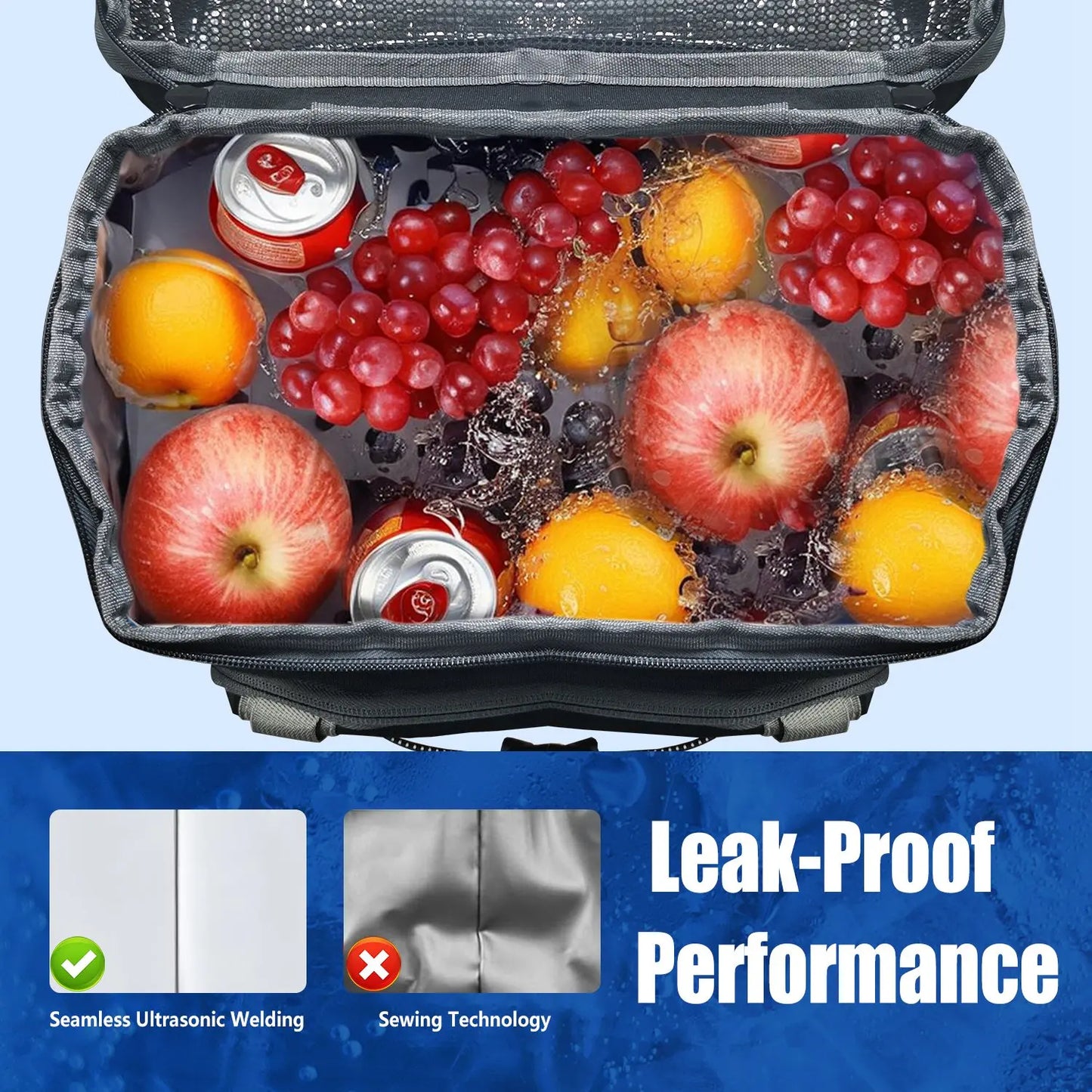 Cooler Backpack Waterproof Lunch Leakproof  Lightweight for Men Women for Picnic Camping Hiking