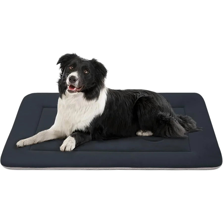 Dog Bed Soft Dog Crate Pad, Medium Large Dogs 36 in NonSlip Bm Washable  Pet Beds Cat Bed Kennel