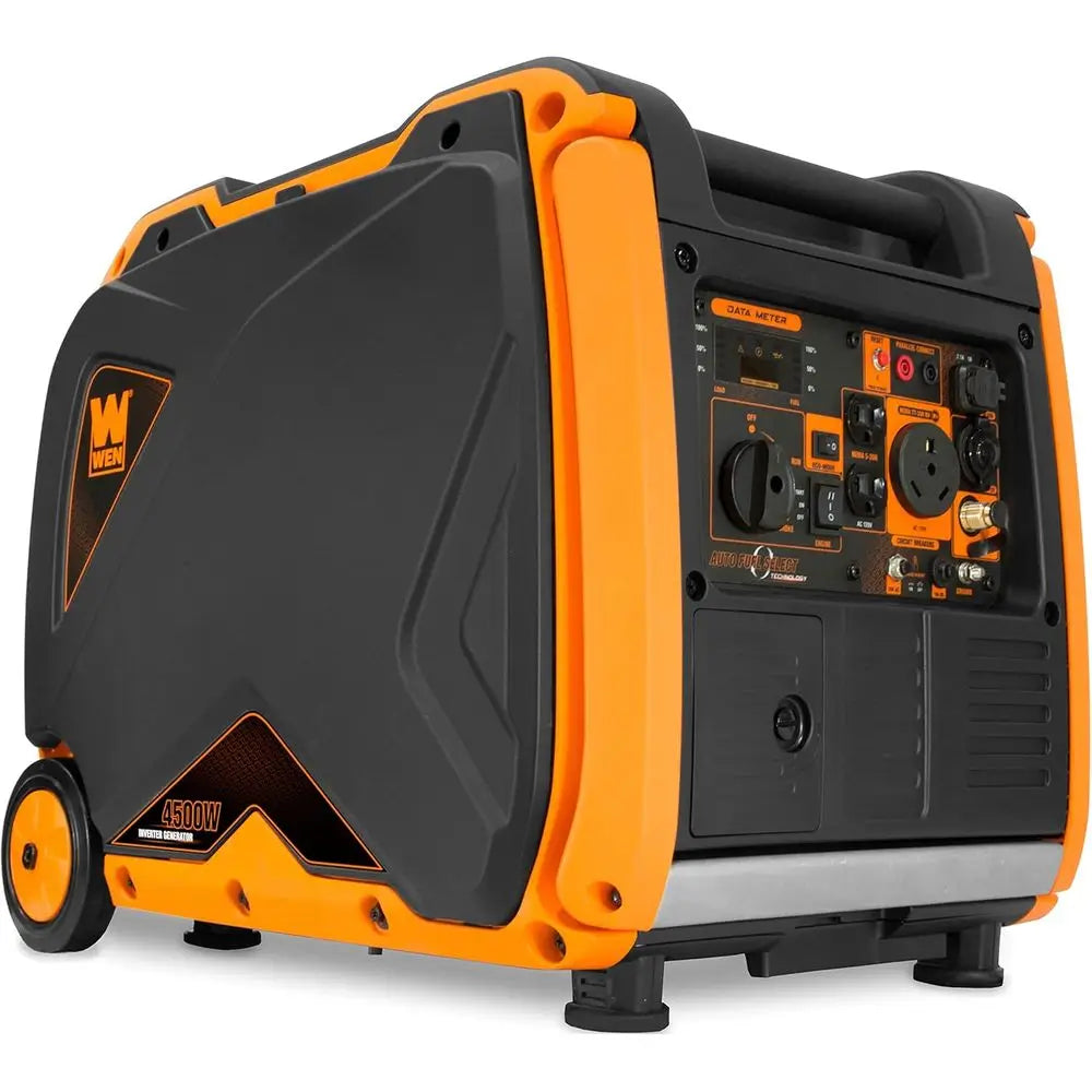 Ultra-Quiet 4500W Electric Start Portable Inverter Generator, Fuel Shut-Off, NOT SOLAR