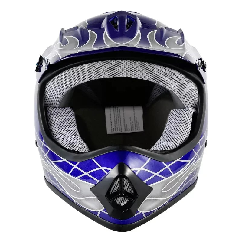 DOT Youth Helmet Child Kid Motocross Full Face Offroad Dirt Bike ATV S/M/L/XL