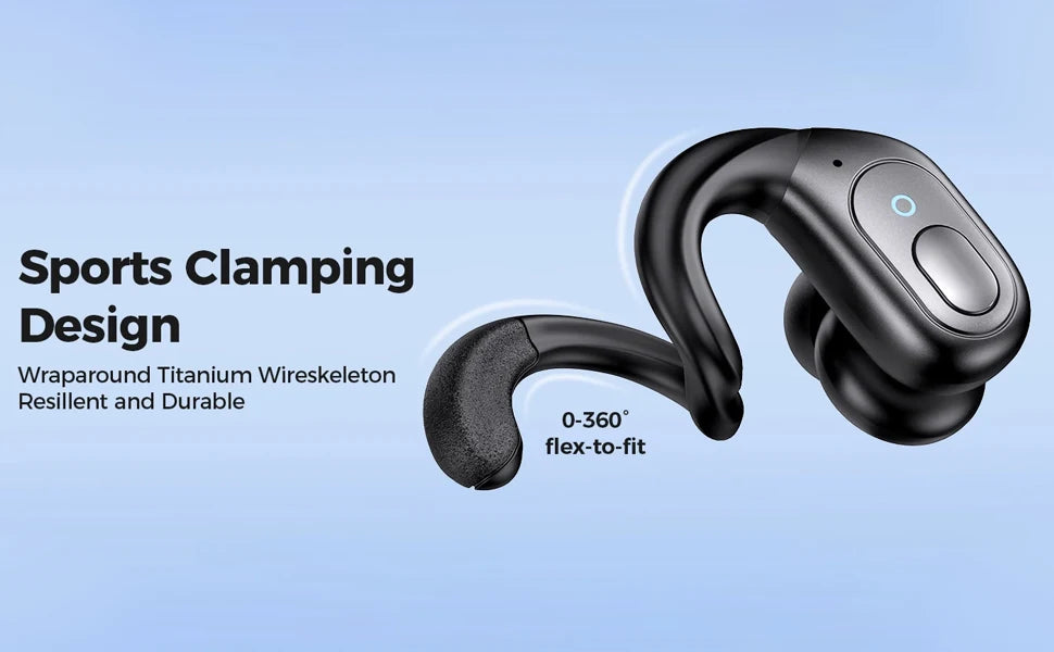 TWS Wireless Bluetooth Earphone Headset 5.3 Sports ear-hook Stereo noise reduction Earbuds HD Call