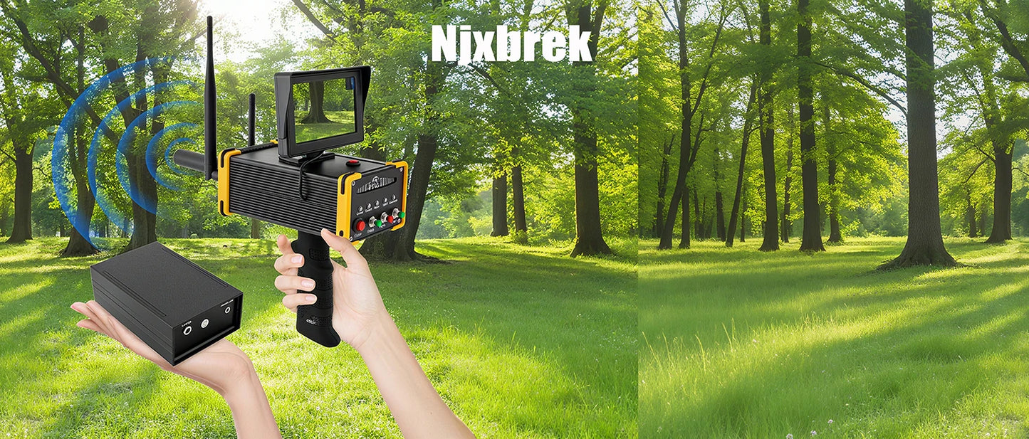 Metals Detector,Screen, Handheld 360° Auto Rotation Detection, 3248ft Range & 3.3-52.5 ft Depth Meta