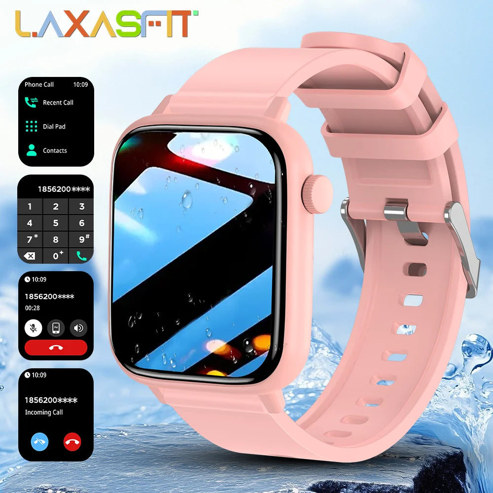New Smart Watch Bluetooth Call 24/7 Heart Rate Monitor IP68 Waterproof 100+ Sport Mode Men Women