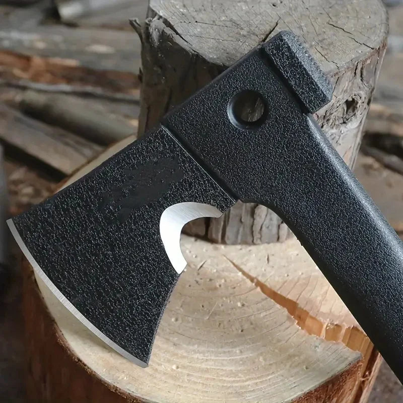 Ultimate Survival Axe w/ Fire Starter.Multi-Use Camping Tool Hiking, Emergency Tree Cutting,